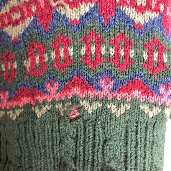 ❗️SOLD❗️Vintage Green Button Up Cardigan - Picture 6 of 8